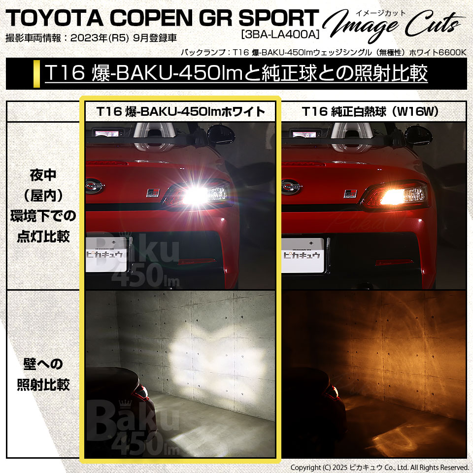 即納】【メール便可】トヨタ コペン GRスポーツ［LA400A］対応 バック