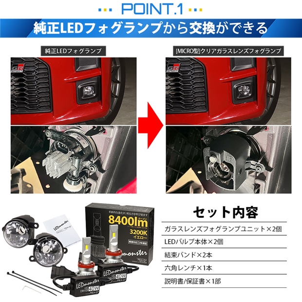 即納】トヨタ コペン GRスポーツ［LA400A］対応 ［MICRO型］クリア