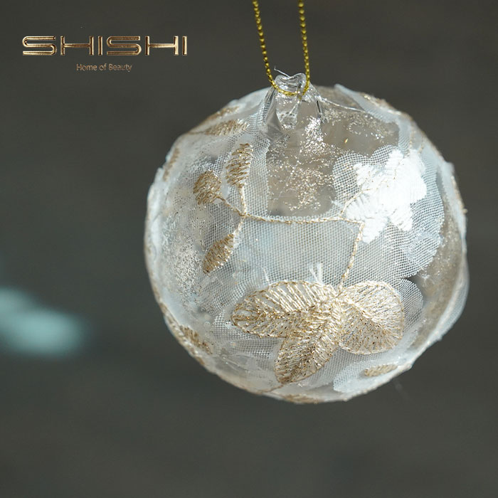 170019】 クリスマスツリー オーナメント 北欧 SHISHI (シシ) ガラス 