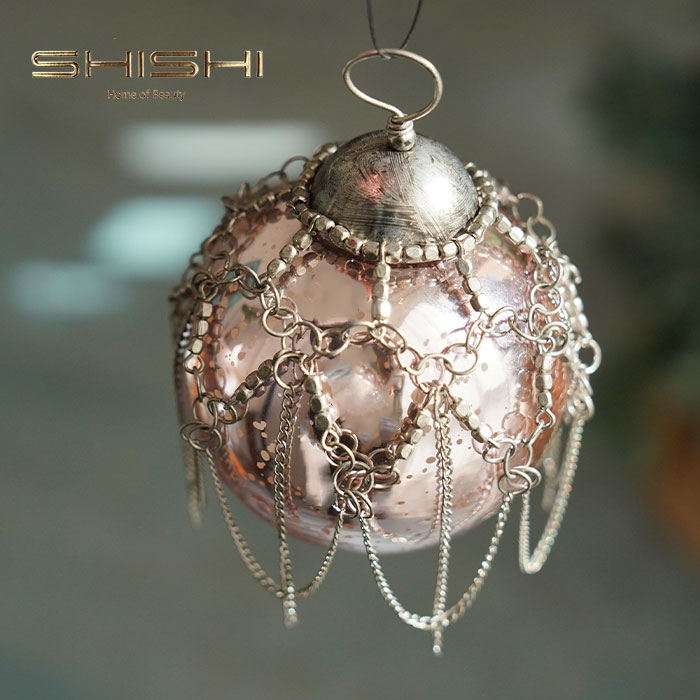 クリスマスツリー オーナメント 北欧 SHISHI (シシ) ガラスボール 