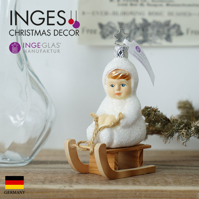 100036】 クリスマスツリー オーナメント ドイツ INGE-GLAS MANUFAKTUR 