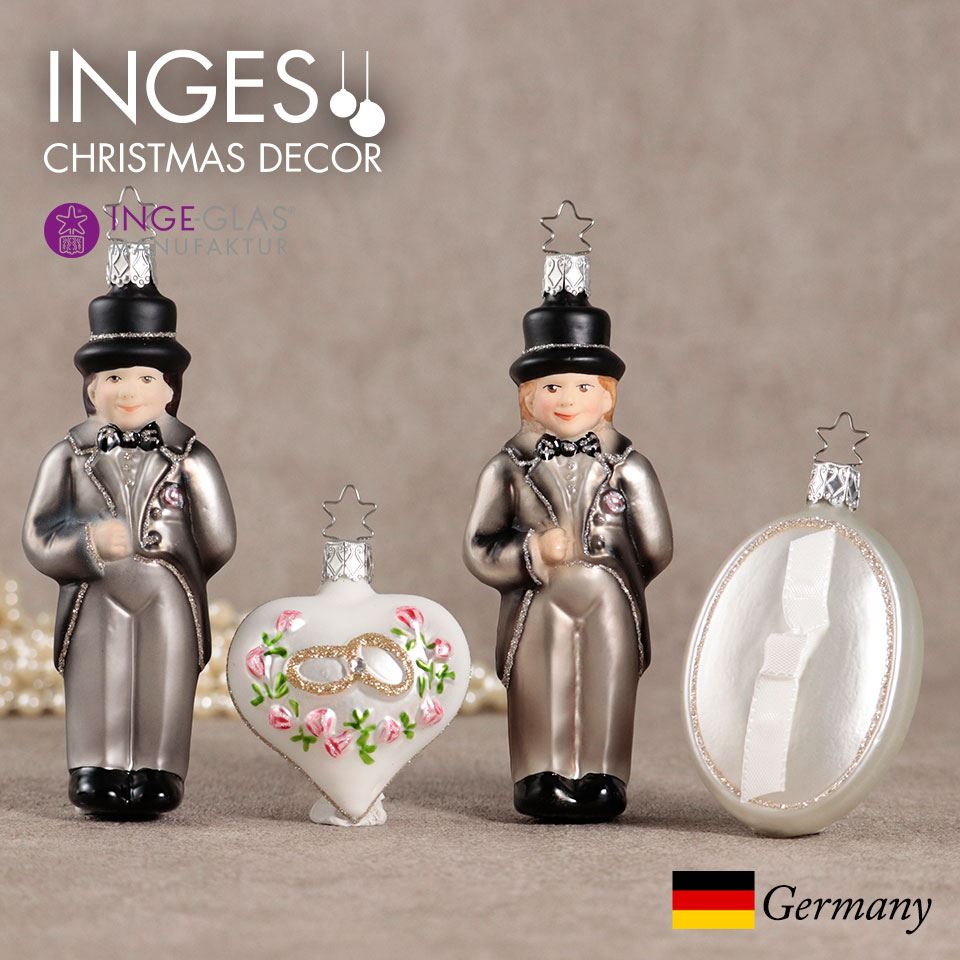 100064】 クリスマスツリー オーナメント ドイツ INGE-GLAS MANUFAKTUR