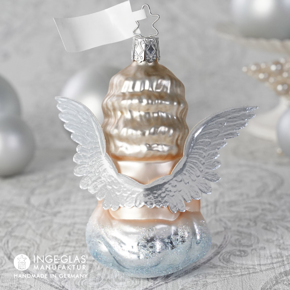 希少 ❤️ 大人気 インゲグラス オーナメント 雪の子供 クリスマスツリー 天使