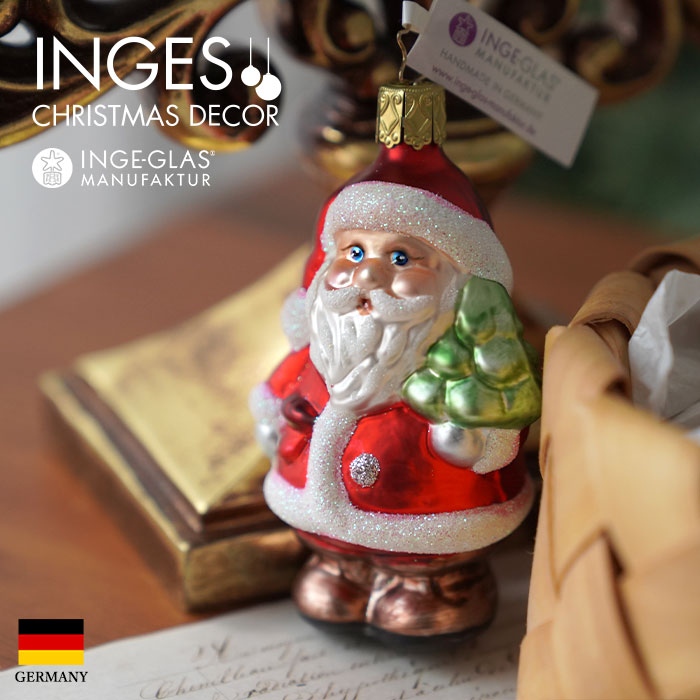 100163】 クリスマスツリー オーナメント ドイツ INGE-GLAS MANUFAKTUR