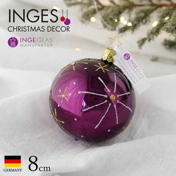 100201】 クリスマスツリー オーナメント ドイツ INGE-GLAS MANUFAKTUR